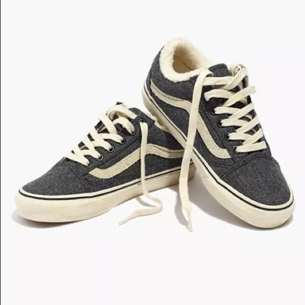 Madewell x Vans sherpa sneakers